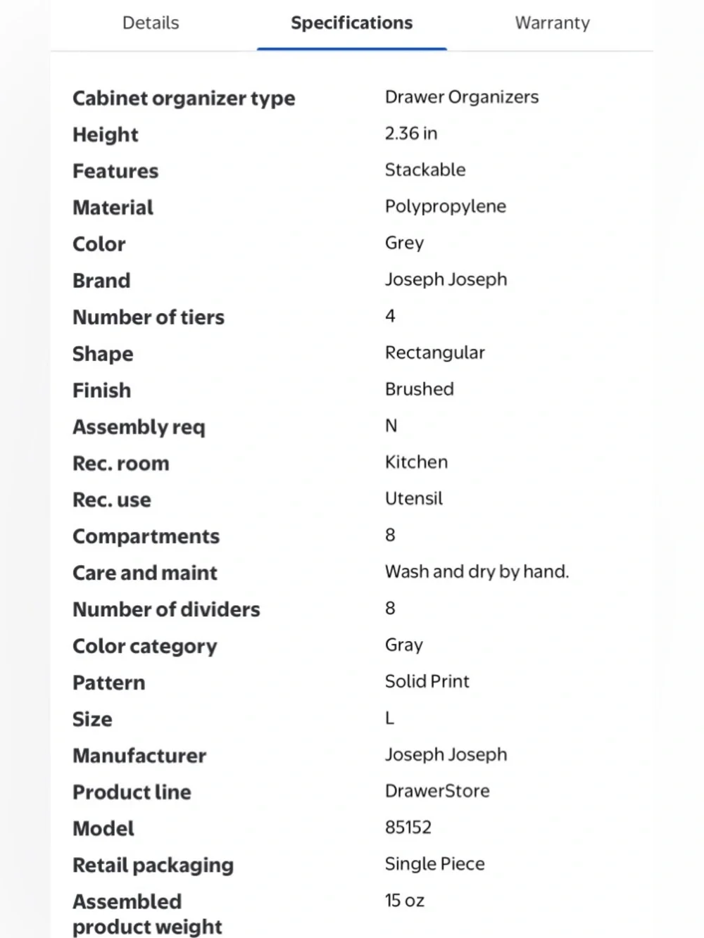 Joseph Joseph joseph drawerstore
